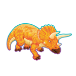 Shiny Triceratops 52pc Floor Puzzle - Image 3