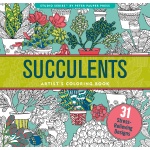 Succulents Adult Coloring Book-by-Peter Pauper Press