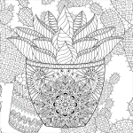 Succulents Adult Coloring Book - Image 3