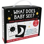 What Does Baby See? (Set of 4 High Contrast Flash Cards)-by-Peter Pauper Press