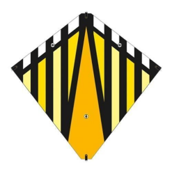 30" Yellow Diamond Stunt Kit-by-Brainstorm