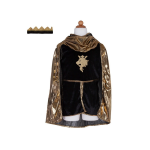 Gold Knight Set with Tunic, Cape and Crown - Image 3