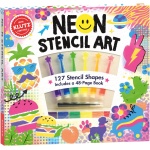 Klutz Neon Stencil Art Craft Kit-by-Klutz