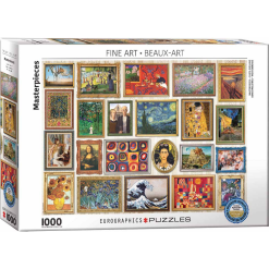 Masterpieces 1000pc Puzzle-by-Eurographics