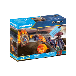 Playmobil Pirate with Cannon Gift Set-by-Playmobil