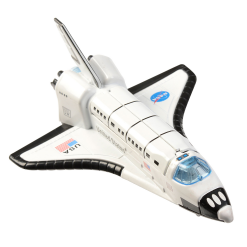 Pull Back Space Shuttle with Lights and Sound-by-Aeromax