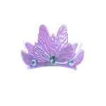 Purple Butterfly Soft Crown-by-Little Adventures