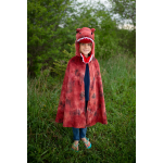 Red and Black Grandasaurus T-Rex Cape with Claws - Image 2