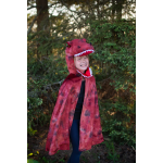 Red and Black Grandasaurus T-Rex Cape with Claws - Image 4
