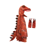 Red and Black Grandasaurus T-Rex Cape with Claws - Image 6