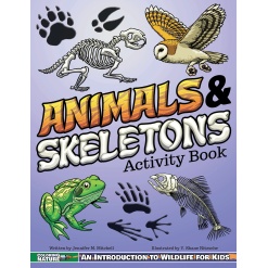 Animals & Skeletons Activity Book: An Introduction to Wildlife for Kids-by-Adventure Keen