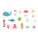 Bath Stickers - Under the Sea - Image 2
