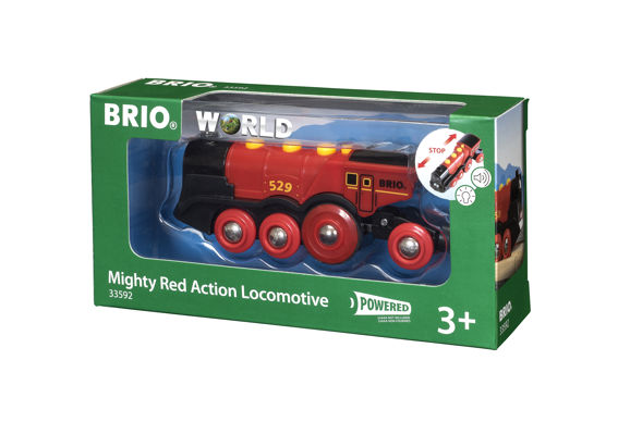 Brio Mighty Red Action Locomotive Brio Mighty Red Action Locomotive-by-Brio