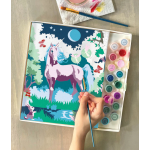 Paint by Numbers Moonlit Unicorn - Image 2