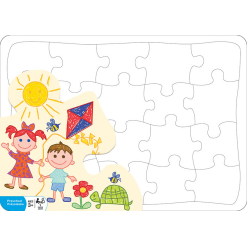 Create Your Own Puzzle 10" x 14"-by-Outset Media