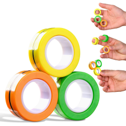 Magnetic Finger Rings (Orange