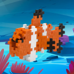 Plus Plus Tube - Clownfish - Image 2