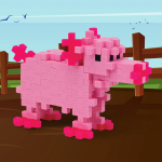 Plus Plus Tube - Pig - Image 2