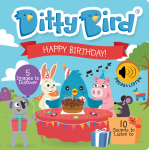 Ditty Bird Happy Birthday Board Book-by-Ditty Bird