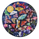 Moths Round 500pc Puzzle - Image 2