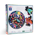 Moths Round 500pc Puzzle - Image 4
