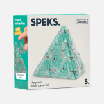 Pyramid Geode Magnetic Fidget Set - Aqua - Image 2