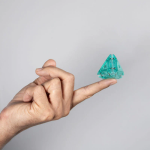 Pyramid Geode Magnetic Fidget Set - Aqua - Image 4
