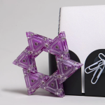 Pyramid Geode Magnetic Fidget Set - Quartz - Image 3