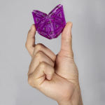 Pyramid Geode Magnetic Fidget Set - Quartz - Image 4