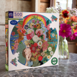 Theatre of Flowers Round 500pc Puzzle - Image 3