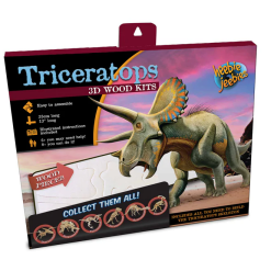 Wooden Triceratops Skeleton-by-Heebie Jeebies