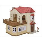 Calico Critters Red Roof Country Home with Attic Playroom-by-Epoch Everlasting Play