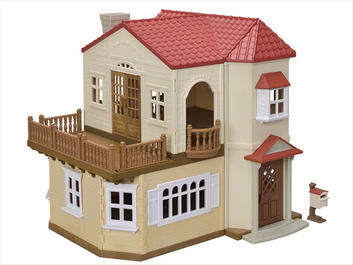 Calico Critters Red Roof Country Home with Attic Playroom Calico Critters Red Roof Country Home with Attic Playroom-by-Epoch Everlasting Play