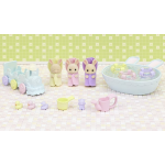 Calico Critters Triplets Baby Bathtime Set - Image 3
