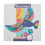Colorific Canvas Paint by Number Kit - Brilliant Bird-by-Ooly