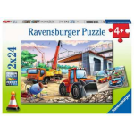 Construction & Cars 2x24pc Puzzles-by-Ravensburger