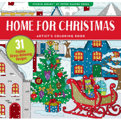 Home for Christmas Coloring Book-by-Peter Pauper Press