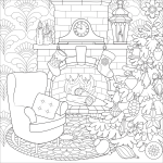 Home for Christmas Coloring Book - Image 5