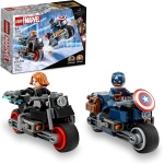 Marvel Black Widow & Captain America Motorcycles-by-Lego