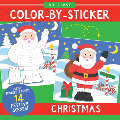My First Color-by-Sticker Book -- Christmas-by-Peter Pauper Press