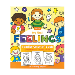My First Feelings Toddler Color-In Book-by-Ooly