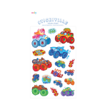 Stickiville Monster Truck Stickers-by-Ooly