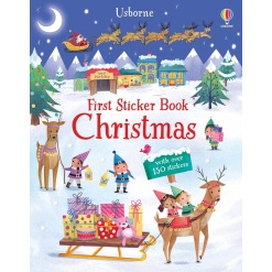 First Sticker Book Christmas: A Christmas Holiday Book for Kids-by-Usborne