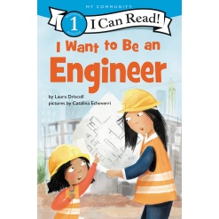 I Want to Be an Engineer (I Can Read Level 1)-by-Harper Collins