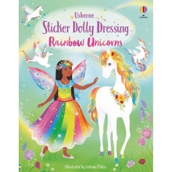 Sticker Dolly Dressing Rainbow Unicorns-by-Usborne