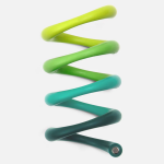 Helix Magnetic Fidget Coil - Acid - Image 2