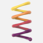Helix Magnetic Fidget Coil - Plasma - Image 2