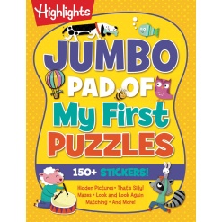 Jumbo Pad of My First Puzzles-by-Highlights