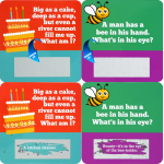 Lunch Box Riddles Scratch-Off Deck (Set of 60 cards) - Image 2