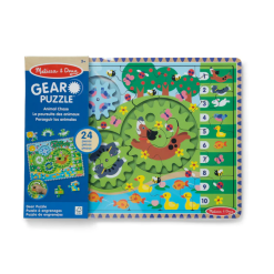 Animal Chase I-Spy Wooden Gear Puzzle-by-Melissa & Doug